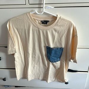 Zara Mickey Cropped top